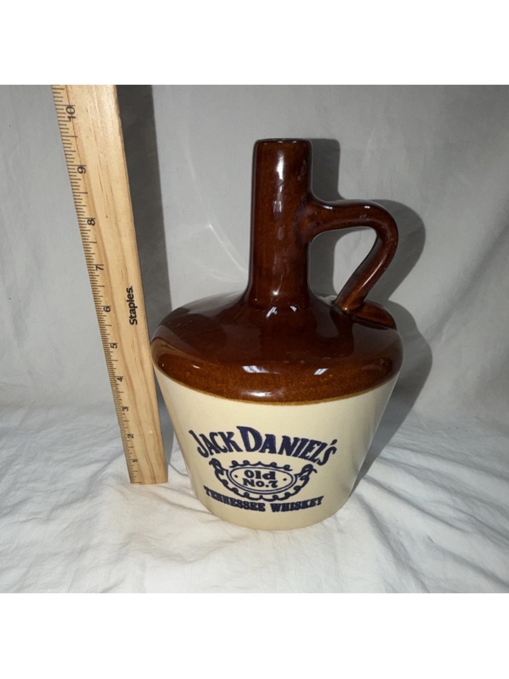 Vintage Jack Daniel’s Tennessee Whiskey Stoneware Jug Decanter - Picture 6 of 6
